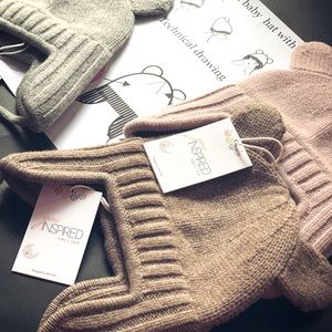 Designed in the USA 🇺🇸 by new USA brand YOU INSPIRED Pure merino wool baby hat